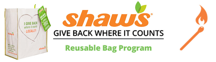 Shaw's reusable bag program